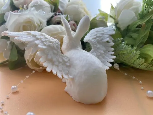 Engel Kaninchen Figur – Bild 2