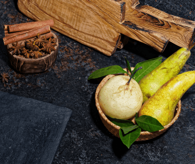 Handgemachte Kerze aus Soja Wachs - gekochte Birne