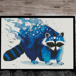 Tiny Tami, Galaxy Racoon 50×70 eckige Steine