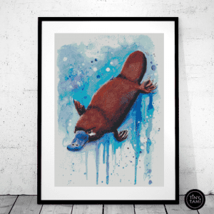 Tiny Tami, Schnabeltier  50×70 eckige Steine