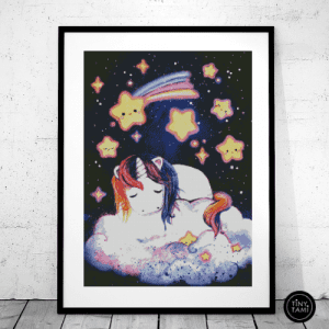 Tiny Tami, Einhorn  50×70 eckige Steine