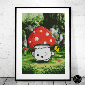 Tiny Tami, Fliegenpilz 50×70 eckige Steine