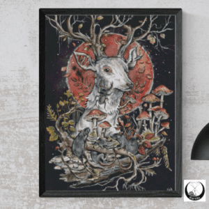 Harena Artwork, Hirschkäfer 50x70 eckige Steine