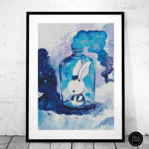 Tiny Tami, Tami in a bottle 50×70 eckige Steine