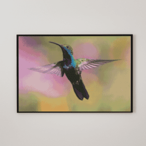 Vogel 50x70 eckige Steine