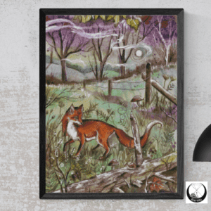 Harena Artwork, Fuchs 50x70 eckige Steine