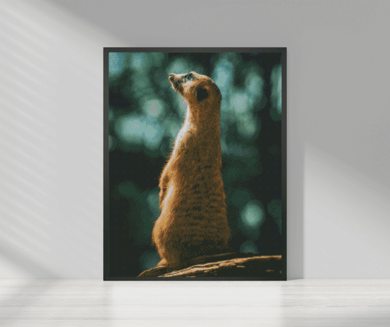 Erdmaennchen 50x70 eckige Steine