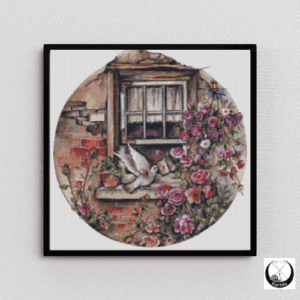 Harena Artwork, Die Taube 50×50 eckige Steine