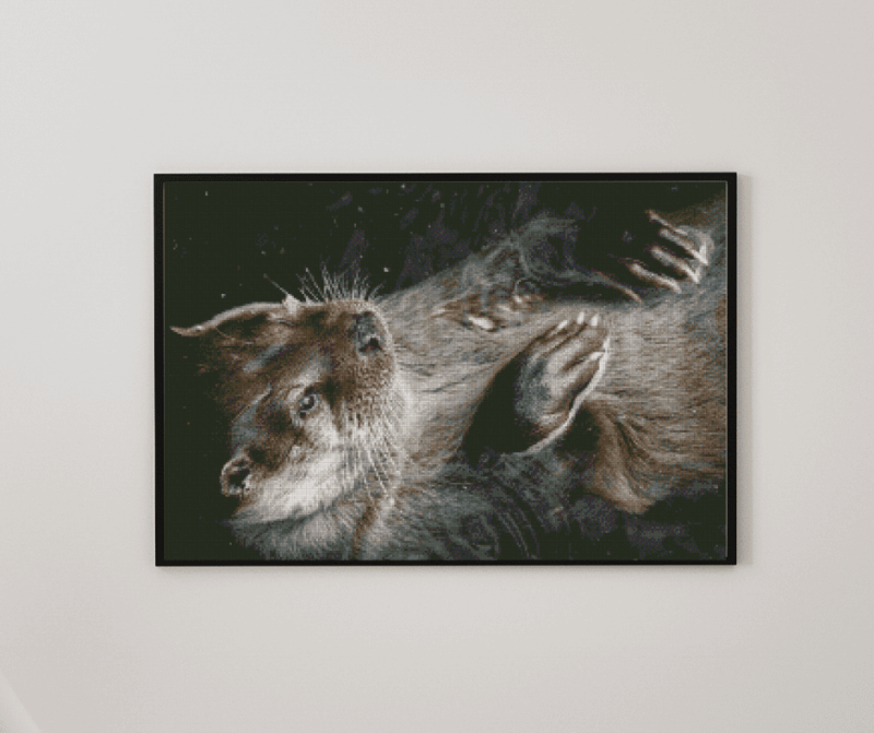 Otter 50x70 eckige Steine