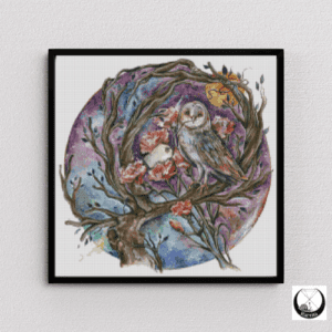 Harena Artwork, Die Eule 50x50 eckige Steine