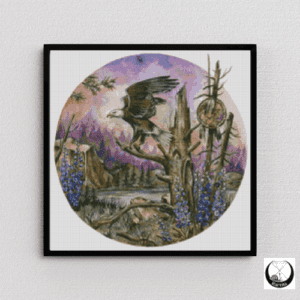 Harena Artwork, Der Adler 50x50 eckige Steine