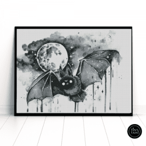 Tiny Tami, Galaxy Fledermaus  50×70 eckige Steine