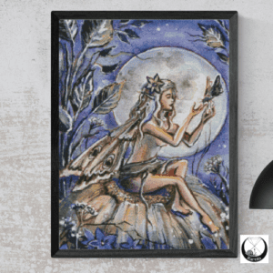 Harena Artwork, Mottentaenzerin 50x70 eckige Steine