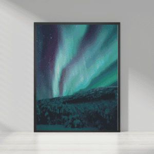 Polarlicht 50x70 eckige Steine