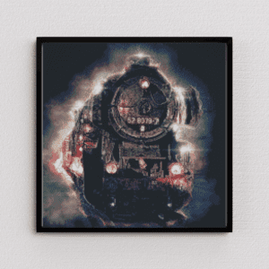 Eisenbahn 50x50 eckige Steine