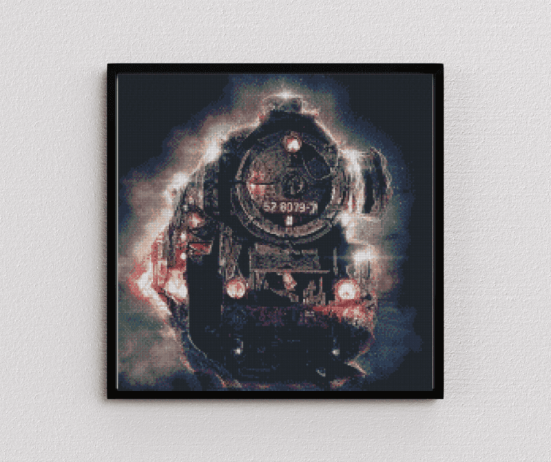 Eisenbahn 50x50 eckige Steine