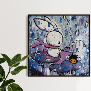 Tiny Tami, Raindrops  50×50 eckige Steine