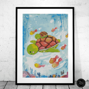 Tiny Tami, Schildkröten  50×70 eckige Steine