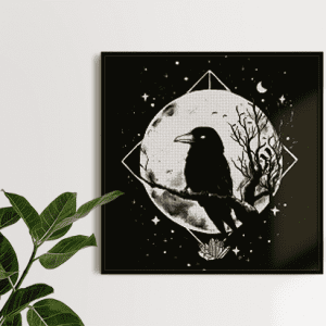 Tiny Tami, Krähe 50×50 eckige Steine