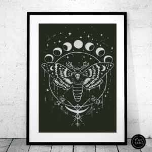 Tiny Tami, Motte im Mondschein 60×80 eckige Steine