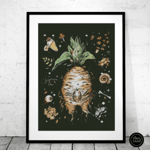 Tiny Tami, Alraune  50×70 eckige Steine