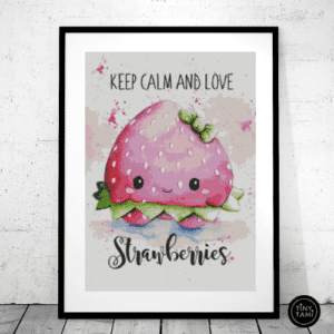 Tiny Tami, Love Strawberrys 50×70 eckige Steine