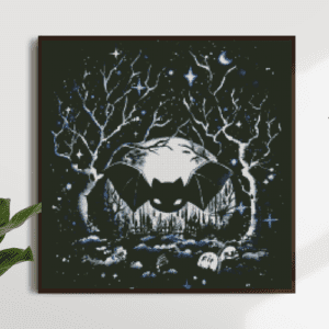 Tiny Tami, Fledermaus Quadratisch 50×50 eckige Steine