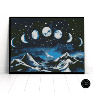 Tiny Tami, Mondphasen 50×70 eckige Steine