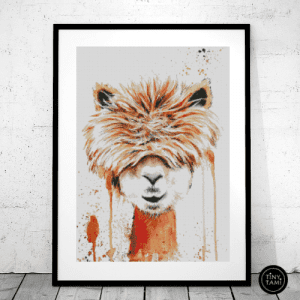 Tiny Tami, Alpaka Dude  50×70 eckige Steine