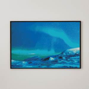 Polarlicht 50x70 eckige Steine