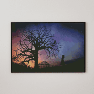 Jules owl 50×70 eckige Steine