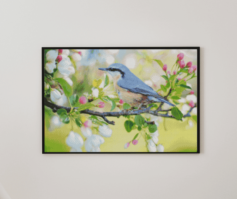 Piepmatz 50x70 eckige Steine