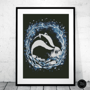 Tiny Tami, Dachs 50×70 eckige Steine