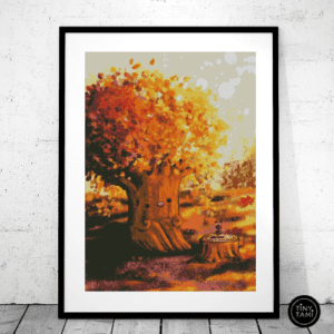 Tiny Tami, Kastanienbaum 50×70 eckige Steine