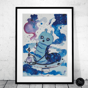 Tiny Tami, Galaxy Raupe  50×70 eckige Steine