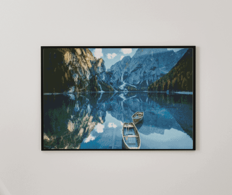 Nordland 50x70 eckige Steine