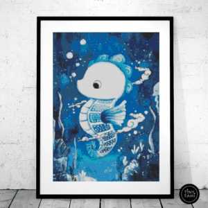 Tiny Tami, Seepferdchen 50×70 eckige Steine