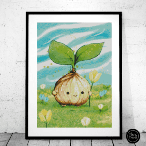 Tiny Tami, Frühlingszwiebel 50×70 eckige Steine