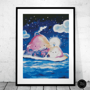 Tiny Tami, Pink Valley  50×70 eckige Steine