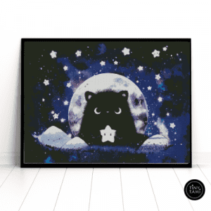 Tiny Tami, Falling Stars  60×80 eckige Steine