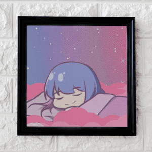 PichuMoonArt, Heia Bubu 50x50 eckige Steine