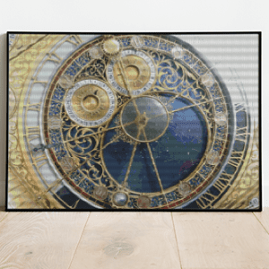 Zeit & Raum 50×70 eckige Steine