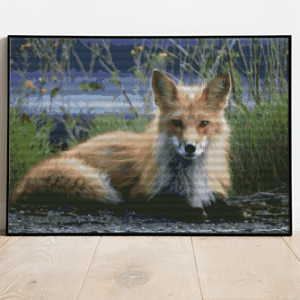 Fuchs 50x70 eckige Steine