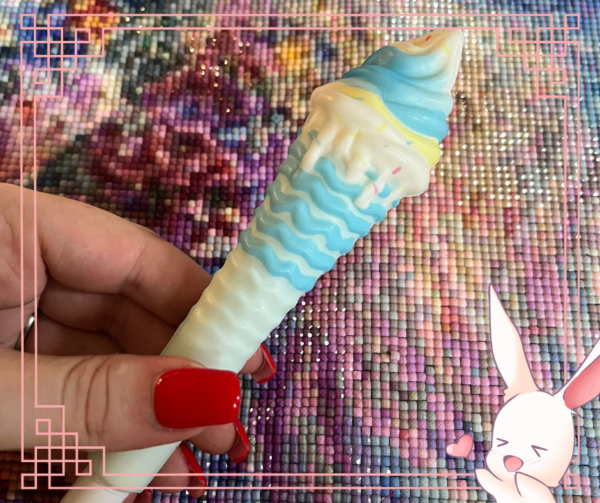 Diamond Painting Stift Squeezi Eis Blau
