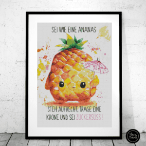 Tiny Tami,Ananas 50×70 eckige Steine