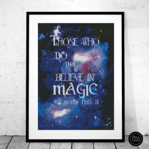 Tiny Tami,Believe in magic 50×70 eckige Steine