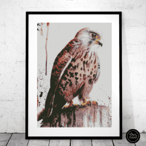 Tiny Tami,Turmfalke 50×70 eckige Steine