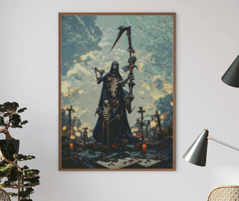 Veto, The Death Reaper 50×70 Eckige Steine