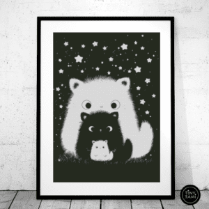 Tiny Tami,Sparkles 50×60 eckige Steine (mit Leuchtsteinen)