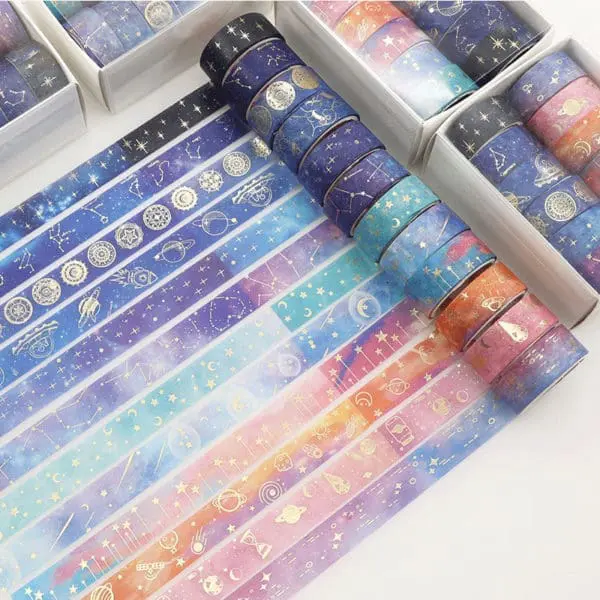Washi Tape Galaxy Box